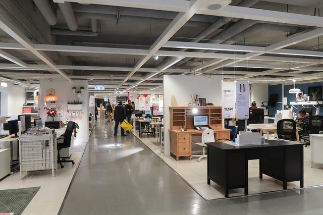 Inside a Hong Kong IKEA store