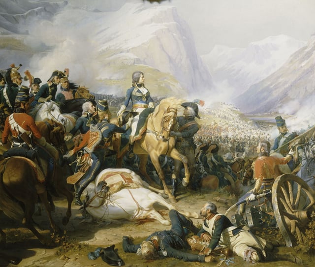 Napoleon Bonaparte at the Battle of Rivoli
