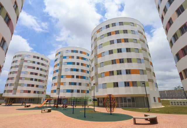 Public housing in Heliópolis.