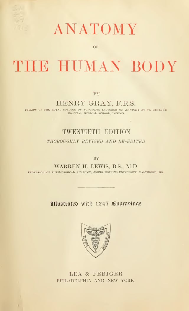 The cover of the book after which Grey's Anatomy was named.