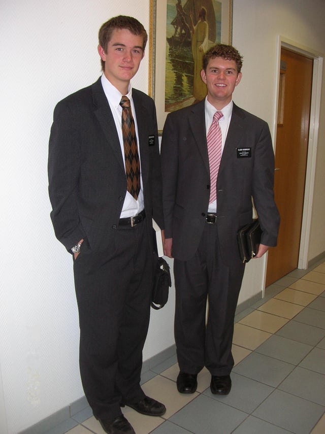 Missionaries typically commit to 18–24 months of full-time service.