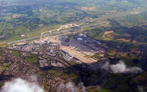 Manchester Airport is the busiest airport in the UK outside London, with over double the number of annual passengers of the next busiest non-London airport.
