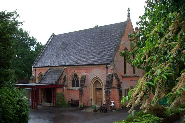 Britain's first crematorium, in the Borough of Woking.