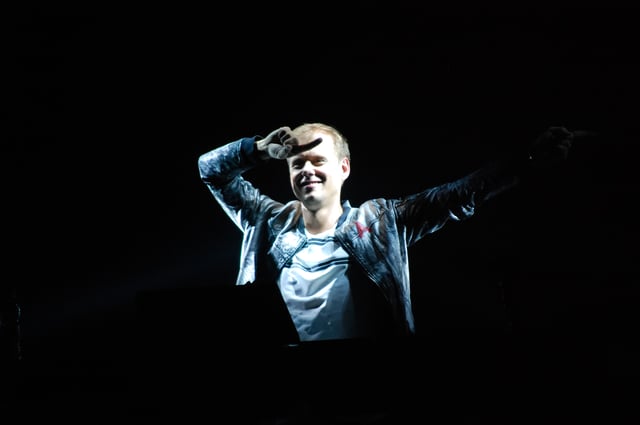 Armin van Buuren performing in 2017