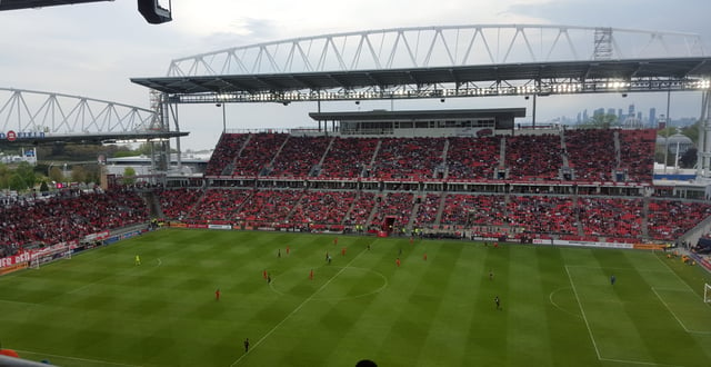 BMO Field is an outdoor stadium that is home to the CFL's Toronto Argonauts and MLS's Toronto FC.