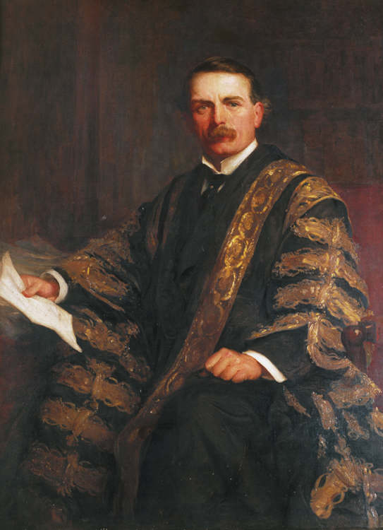 Portrait of Chancellor Lloyd George by Christopher Williams (1911)