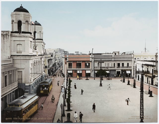 La Plaza, San Juan, ca. 1900