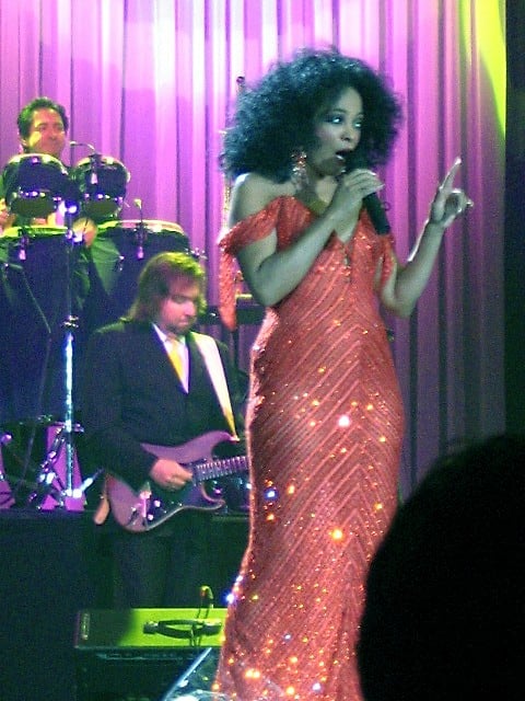 Diana Ross in concert in Rotterdam, 2007