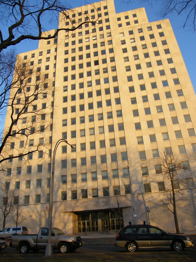 Interchurch Center in New York City, headquarters of the GBGM, GCCUIC and UMCOR