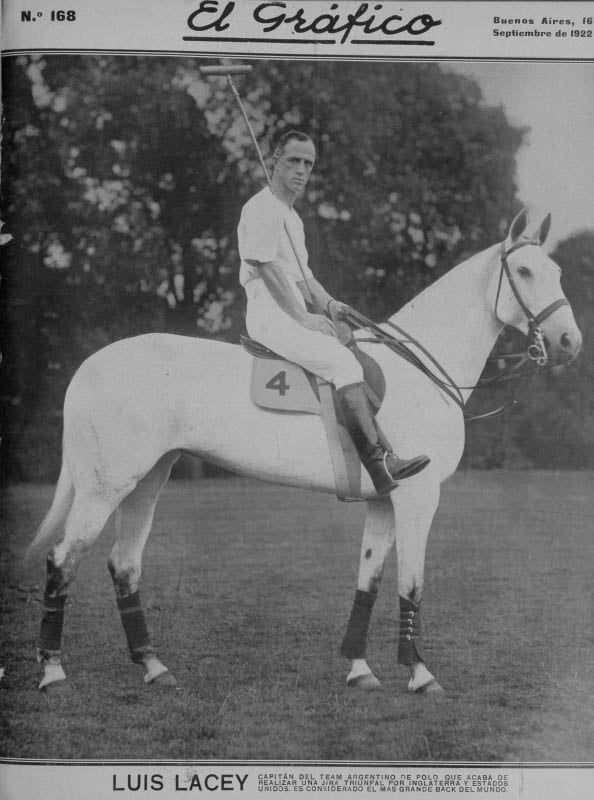 Luis Lacey, former captain of Argentine Polo Team in 1922