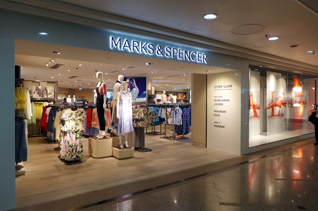 A Marks & Spencer store in Times Square, Causeway Bay, Hong Kong.