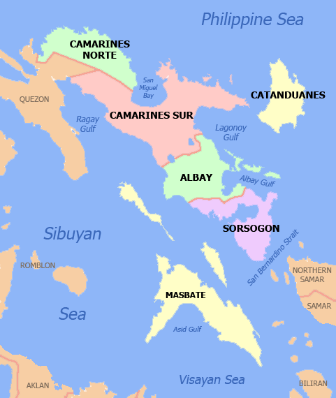 Provinces of Bicol