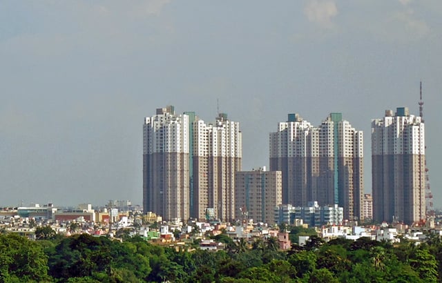 Residential high-rise buildings in South City