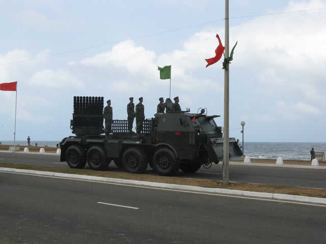 RM-70 Multi Barrel Rocket Launcher – Sri Lanka Army