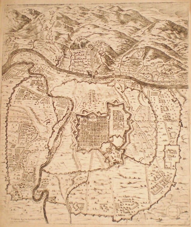 Turin in the 17th century.