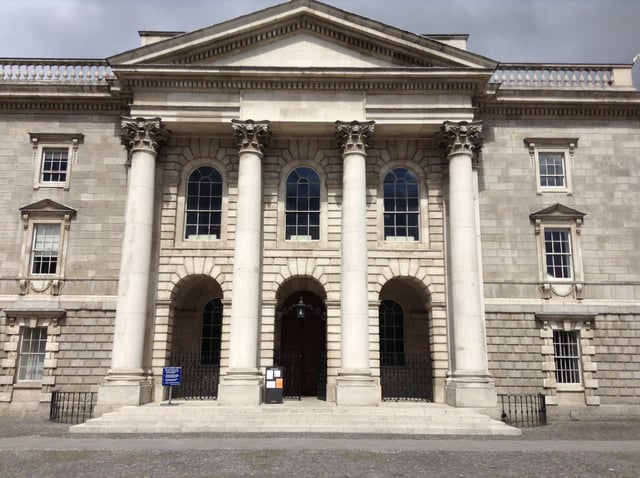 Exterior of Trinity College Chapel, Dublin
