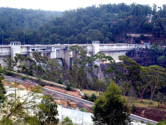 Warragamba Dam is Sydney's largest water supply dam.