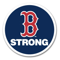 Patch worn by the Boston Red Sox in memory of Boston Marathon bombing victims