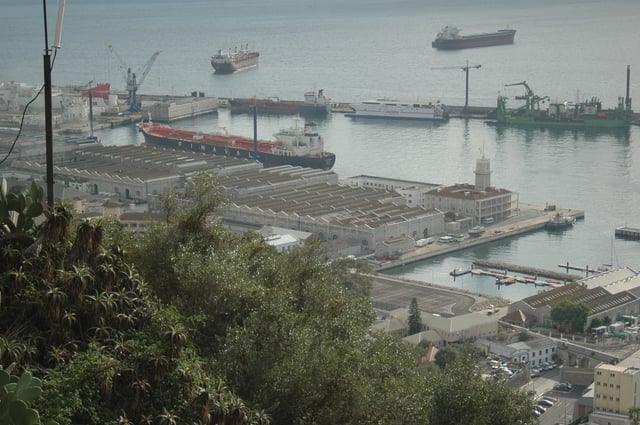 Buildings of the former HM Dockyard, Gibraltar, dating from the 1895 expansion