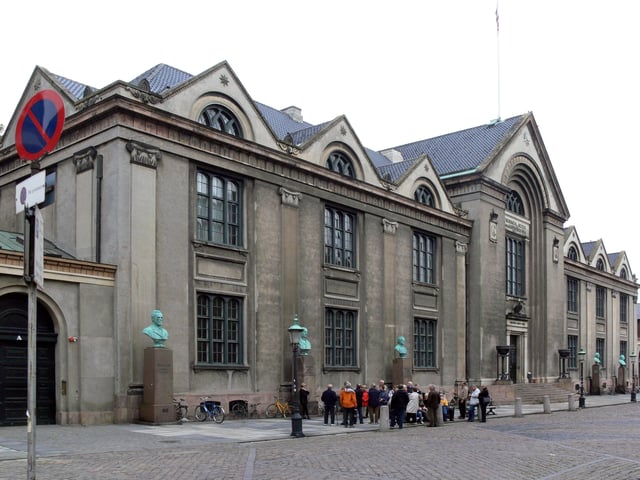 The main building of the University of Copenhagen