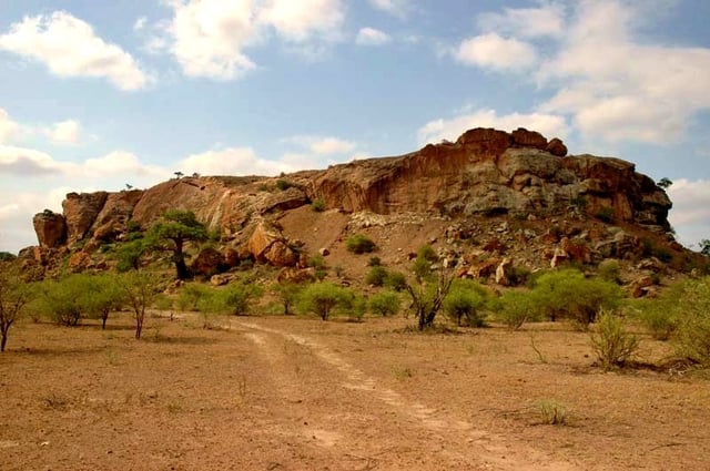 Mapungubwe Hill, the site of the former capital of the Kingdom of Mapungubwe