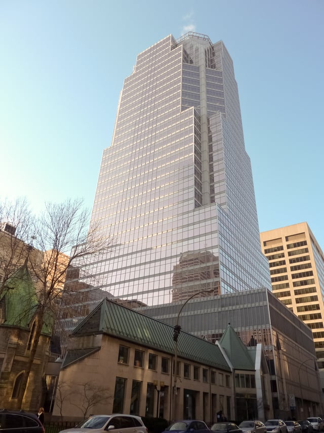 The 34-story KPMG Tower on De Maisonneuve Boulevard in Montreal, Quebec
