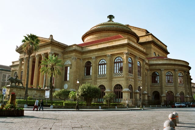 Teatro Massimo opera house.