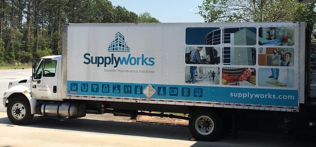 SupplyWorks delivery truck.