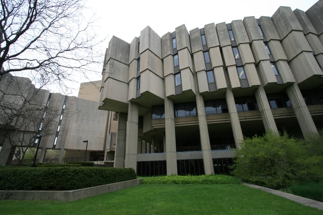 University Library (1970), in Brutalist style