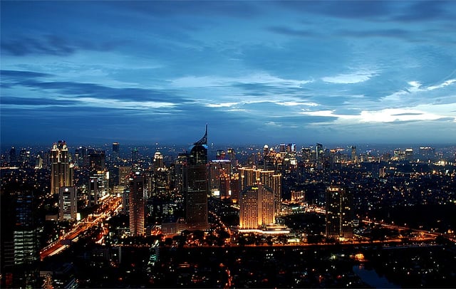 Skyline of Jakarta, capital of Indonesia, the largest Muslim-majority country in the world.