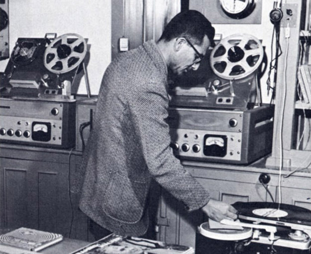 Studio of Radio Kabul in the 1950s