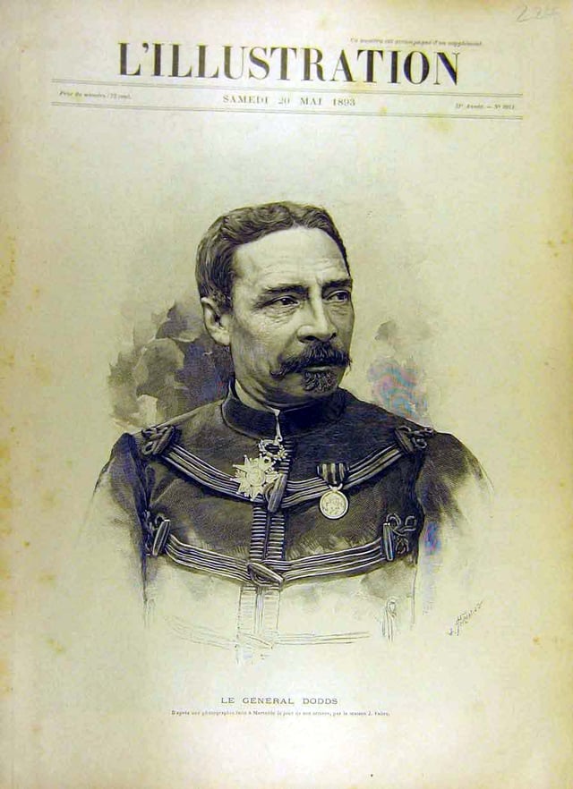 Alfred-Amédée Dodds, a mixed-race French general and colonial administrator born in Senegal