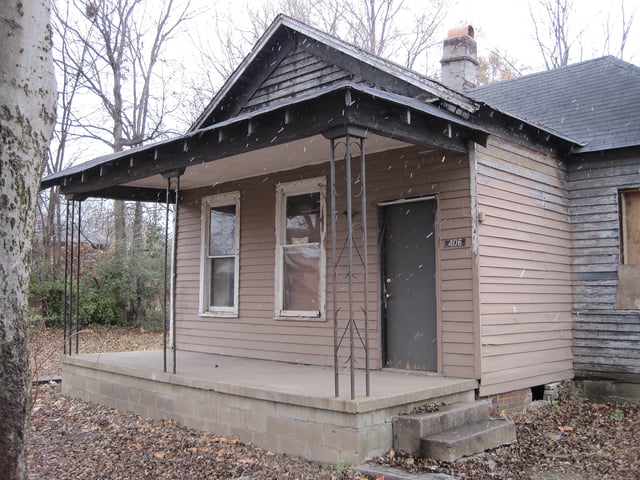 Franklin's birthplace, 406 Lucy Avenue, Memphis, Tennessee