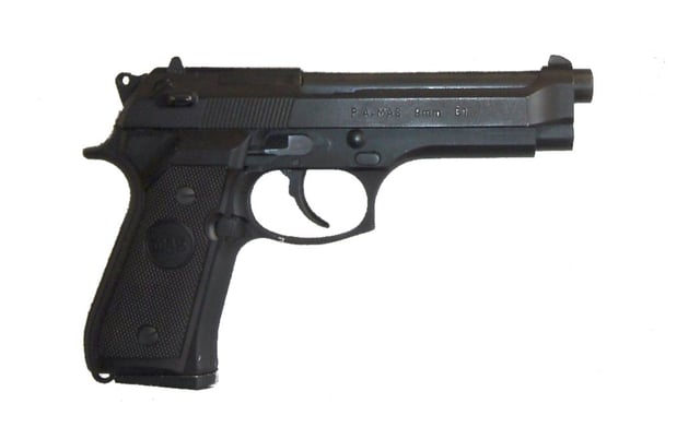 The French-made PAMAS G1 variant.