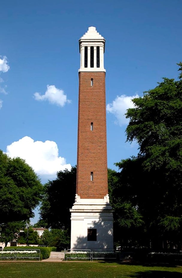 Denny Chimes on the Quad
