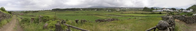 Panoramic view near São Mateus, Terceira, June 2004