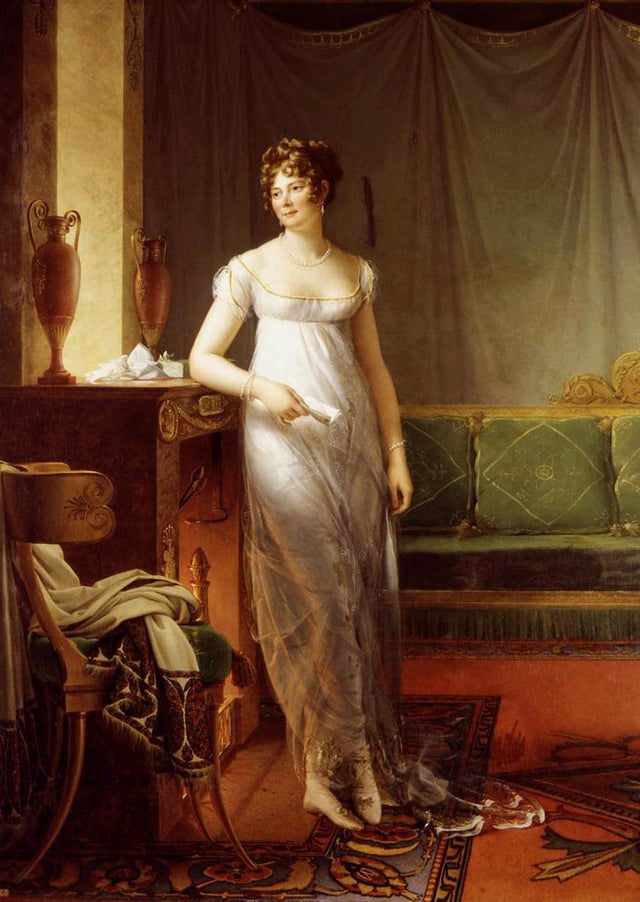 Catherine (Worlée) Grand, princesse de Talleyrand-Périgord, painted by François Gerard 1805–6