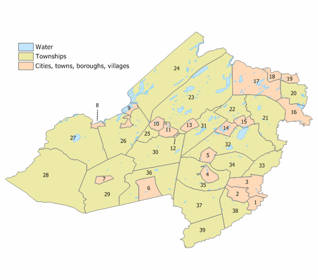 Indexed map of Morris County municipalities (click to see index key)