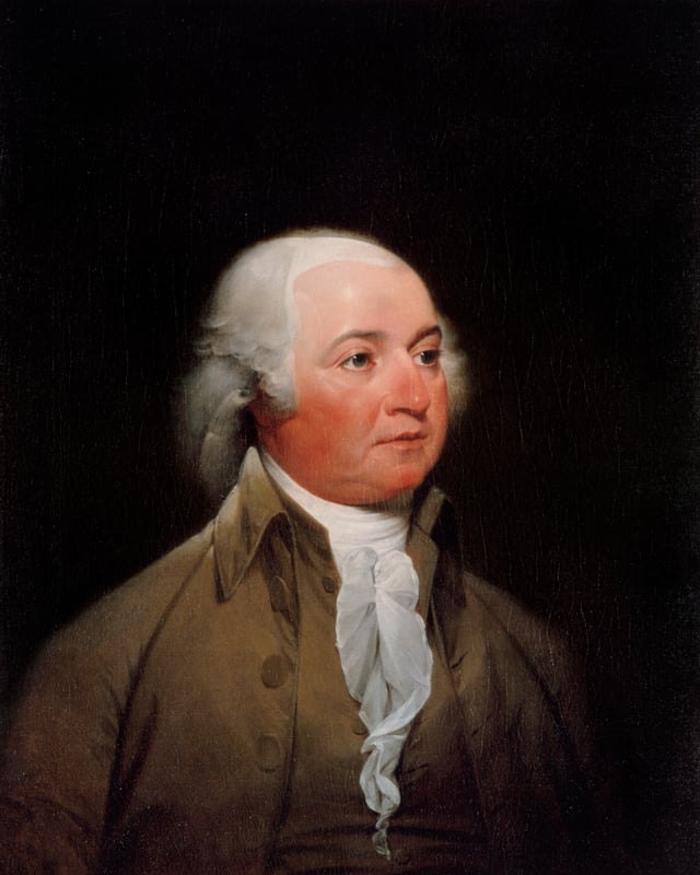 Portrait of Adams by John Trumbull, 1793