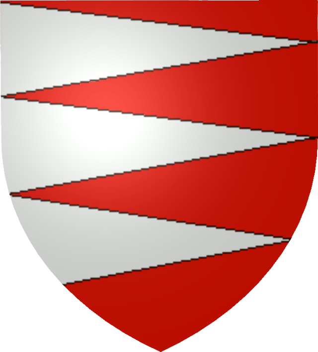 A simplified version of the Báthory coat of arms, based on those of Stephen Báthory, King of Poland and Grand Duke of Lithuania (reigned 1576-1586)