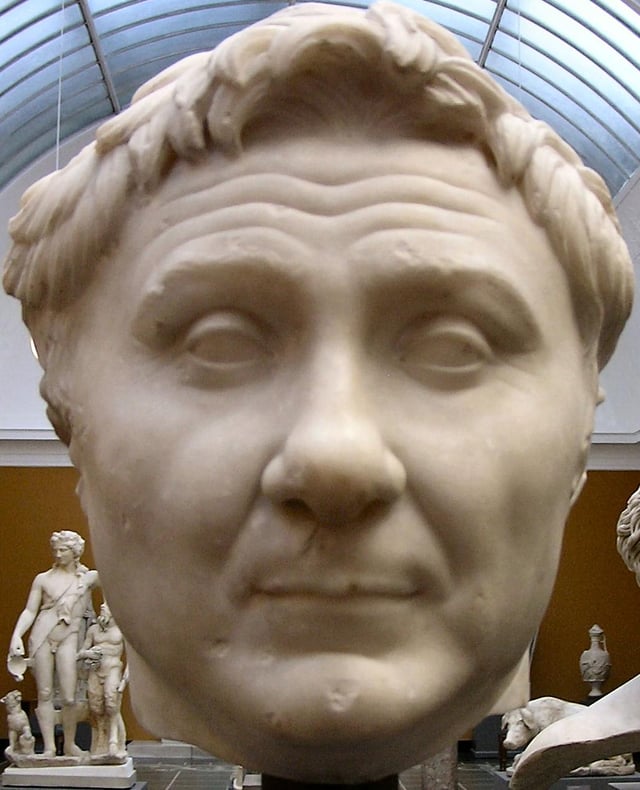 A Roman marble head of Pompey (now in the Ny Carlsberg Glyptotek)