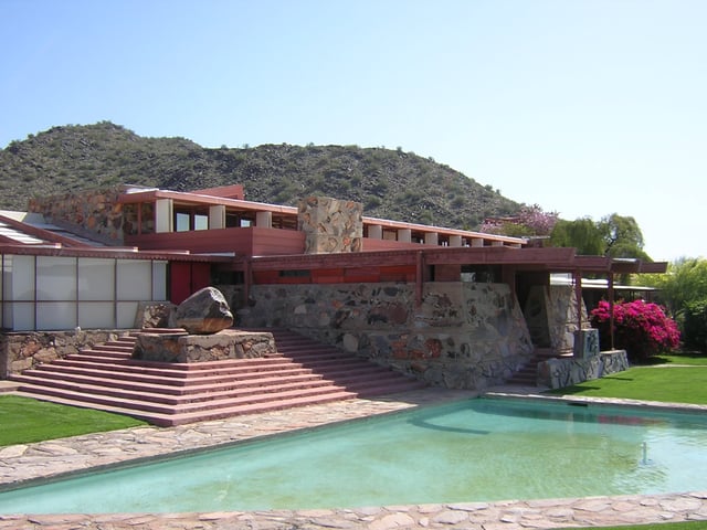 Taliesin West, architect Frank Lloyd Wright's winter home and school in Scottsdale