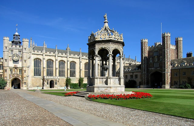 Great Court of Trinity College, dating back to the 17th Century