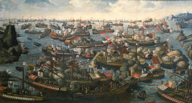 The Battle of Lepanto (1571), unknown artist, late 16th century