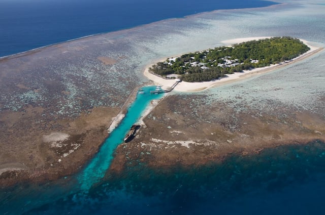 Heron Island, a coral cay in the southern Great Barrier Reef