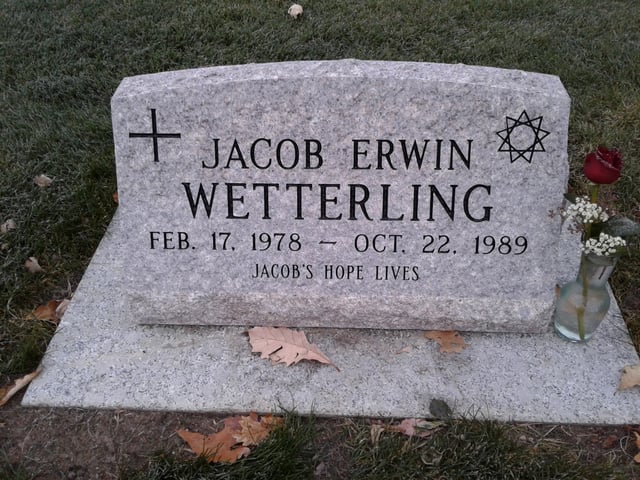 Wetterling's grave.