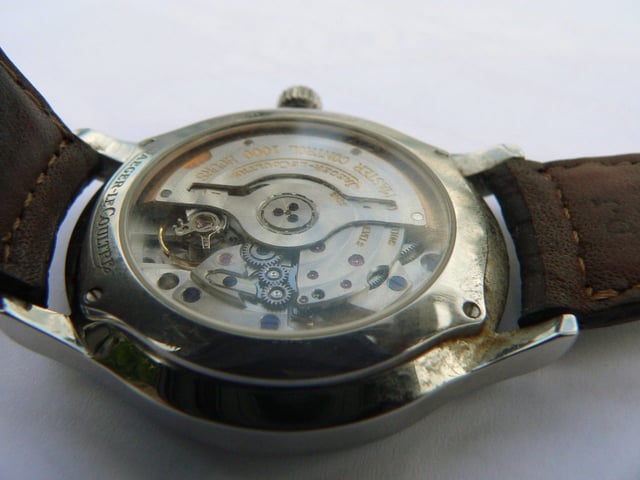 Automatic watch: An eccentric weight, called a rotor, swings with the movement of the wearer's body and winds the spring