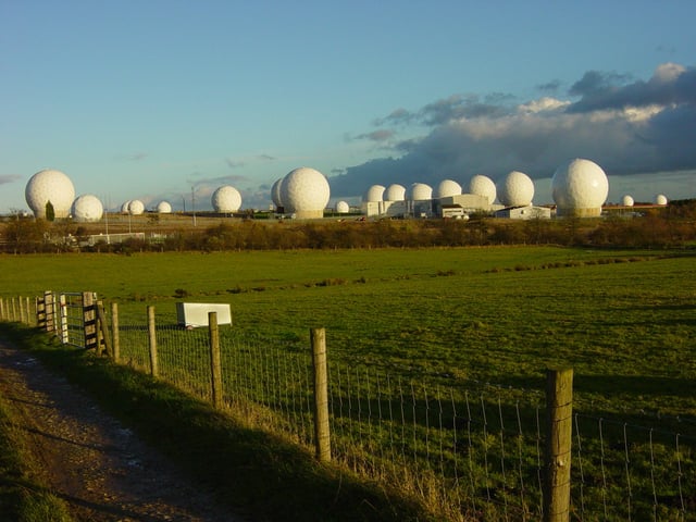 RAF Menwith Hill has the largest NSA presence in the United Kingdom.