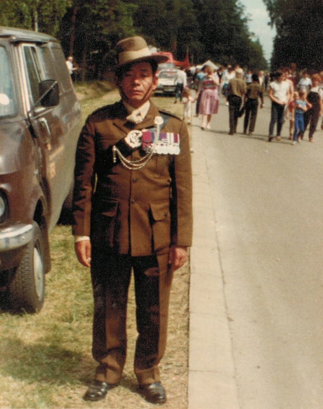 Captain Rambahadur Limbu VC MVO in 1984.
