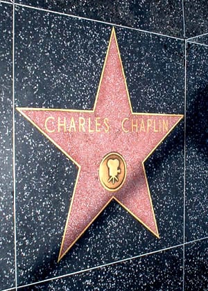 Charlie Chaplin's star, selected in 1956, installed in 1972